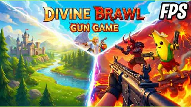 Divine Brawl FPS: Gun Game (first-person edition) key art